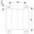 Клемма для высокого тока - UKH 50-3L/FE-F - 3076640
