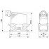 Комплект вставных соединителей - HC-EVO-B16PT-BWD-HH-M25-PLRBK - 1407712
