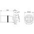 Встраиваемые разъемы - SACC-CI-M12MST-4CON-L180 TOR S - 1418341