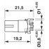 Встраиваемая гнездовая часть разъема - SACC-CI-M12FSY-8CON-L180 TOR32 - 1413445