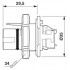 Аппаратн. соединитель, задняя стенка - PRC 3-FT25-MC WO NUT - 1627608