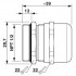 Кабельный ввод - G-INS-NPT1/2-S68L-NNES-S - 1411183