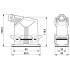 Комплект вставных соединителей - HC-EVO-B16PT-BWD-HH-M25ELC-AL - 1411489