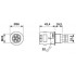 Проходная деталь - QPD W 4PE6,0 M25 0,5 GY - 1410403