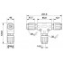 Т-распределитель - QPD T 4PE6,0 3X9-14 BK - 1411414