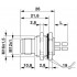 Встраиваемые разъемы - SACC-DSI-M12MSS-4P-M16XL/0,5PE - 1411603