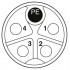Встраиваемые разъемы - SACC-CI-M12FSK-4PE-L180 THR T - 1420821