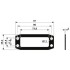 Плоское уплотнение - HC-D25-SG-RBK - 1414670