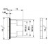 Крепежный резьбовой элемент корпуса - SACC-BP-F-M12/M15-6-SMD - 1414021