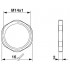 Плоская гайка - SACC-M14-NUT - 1412077