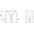 Корпус - HC-STA-B10-HLFS-1STM20-EL-AL - 1412624