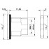 Крепежный резьбовой элемент корпуса - SACC-BP-F-M8/M12 SMD - 1412506