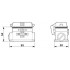 Корпус - HC-STA-B10-SLFDC-2SSM25-ELC-AL - 1412831