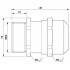 Кабельный ввод - G-ESIS-M63-L68L-NEPDS-S - 1415147