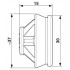 Винтовое крепление мембраны - MG-INC-M25-M67L-PTES-LG - 1415188