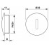 Резьбовой колпачок - A-INSP-PG21-65N-P-BK - 1415214