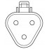 Кабель для датчика / исполнительного элемента - SAC-3P- 5,0-PUR/DTFS - 1414997