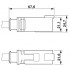 Кабель для датчика / исполнительного элемента - SAC-6P-DTMS/ 5,0-PUR - 1415032