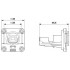 Комплект монтажной рамы - CUC-V06-F1PGY-UBB/UBAB - 1411905