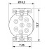 Встраиваемые разъемы - SACC-CI-M12FS-8P SMD T - 1411915