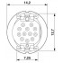 Встраиваемые разъемы - SACC-CIP-M12MS-12P SMD SH R32 - 1412015