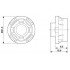 Крепежный резьбовой элемент корпуса - SACC-BP-F-FIX/NUT-RD-THR - 1417784