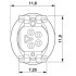 Встраиваемые разъемы - SACC-CIP-M8FS-4P SMD SH R32 - 1412258