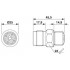 Проходная деталь - QPD W 3PE1,5 M20 FC BK - 1414683