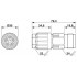 Кабельный соединитель - QPD C 4PE1,5 1X9-14 BK - 1414741