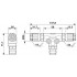 Т-распределитель - QPD T 2PE1,5 2X8-13 BK - 1414713