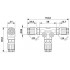 Т-распределитель - QPD T 4PE1,5 3X9-14 BK - 1414754