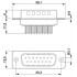 Контактная вставка D-SUB - CUC-DSI-C1STZ-S/DSLSC15 - 1418718