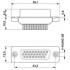 Контактная вставка D-SUB - CUC-DSI-J1STZ-S/DSLSB15 HD - 1418737