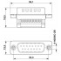 Контактная вставка D-SUB - CUC-DSI-C1STZ-S/DSRCB15 - 1418740