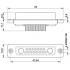 Контактная вставка D-SUB - CUC-DSI-J1STZ-S/DSLSB2P15S - 1418776