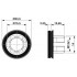 Крепежный резьбовой элемент корпуса - SACC-BP-F-M12/SMD-1,6/2,3-9TIP - 1419570