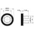 Крепежный резьбовой элемент корпуса - SACC-BP-F-M12/SMD-2,3/3,0-9TIP - 1419571