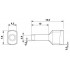 Кабельный наконечник - AI-TWIN 2X 2,5 -10 GY - 3240669
