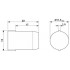 Заглушки - SEALING PLUG 12X22 RD - 1400260
