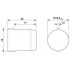 Заглушки - SEALING PLUG 17X17 RD - 1421861