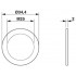 Плоское уплотнение - A-SEW-25-P-W - 1411284
