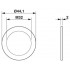 Плоское уплотнение - A-SEW-32-P-W - 1411285