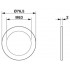 Плоское уплотнение - A-SEW-63-P-W - 1411288