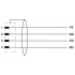 Сетевой кабель - NBC-M12MSD/1,0-93C - 1038746