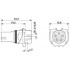 Встраиваемые разъемы - SACC-CI-M12FSK-4PE-L180 THR T - 1420821