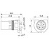 Встраиваемые разъемы - SACC-CI-M12MSL-4FE-L180 THR R - 1420828