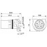 Встраиваемые разъемы - SACC-CI-M12MSL-4FE-L180 THR SH - 1421317