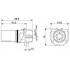 Встраиваемые разъемы - SACC-CI-M12MSM-5PE-L180 THR T - 1420822