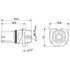 Встраиваемые разъемы - SACC-CI-M12FSM-5PE-L180 THR T - 1420823