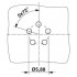 Встраиваемые разъемы - SACC-DSI-M12FSL-4FE-M16XL-L180 - 1415338